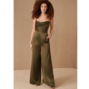 NWT BHLDN Fame and Partners Thais Jumpsuit green Sz 6